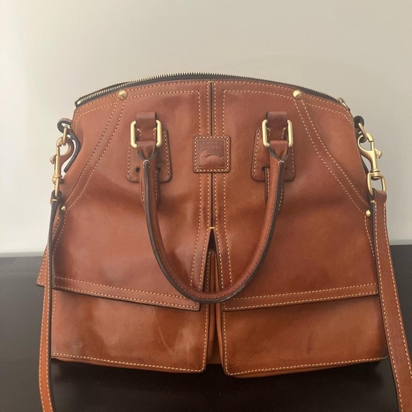 Dooney & Bourne Natural Clayton Satchel - Picture 2 of 8